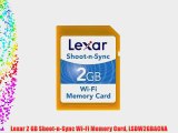 Lexar 2 GB Shoot-n-Sync Wi-Fi Memory Card LSDW2GBACNA