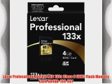Lexar Professional Series 4 GB 133x Class 6 SDHC Flash Memory Card SD4GB-133-381