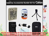 Essential Accessories Bundle Kit For Canon PowerShot SX230HS 12 MP Digital Camera Includes
