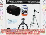 Essential Accessory Kit For Samsung HMX-H300 HMX-H304 HMX-Q10 SMX-F44 SMX-F50 SMX-F54 HD Camcorder