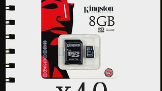 Kingston 8GB Class 4 Micro SDHC Memory Card SDC4/8GB (Pack of 10)