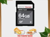 64GB Class 10 SDXC High Speed Memory Card 50MB/Sec For Canon EOS Rebel T3 and T3i Cameras.