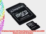 LG Optimus Dynamic Cell Phone Memory Card 32GB microSDHC Memory Card with SD Adapter