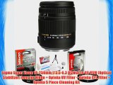 Sigma Super Zoom 18-250mm f/3.5-6.3 DC Macro OS HSM (Optical Stabilizer) Lens for Nikon   Opteka