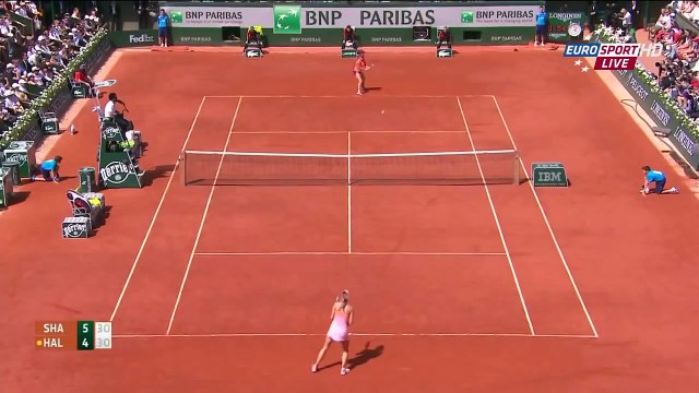 Halep vs Sharapova French Open Final 2014 [HD]