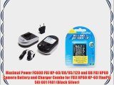 Maximal Power FC600 FUJ NP-60/80/95/120 and DB FUJ NP60 Camera Battery and Charger Combo for