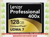 Lexar Professional 128 GB 400x UDMA7 CompactFlash Card (LCF128CTBNA400)