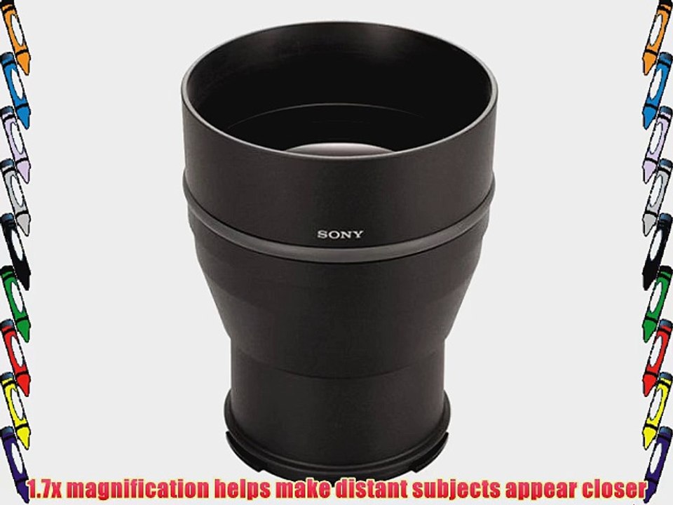 Sony VCL-DEH17R 1.7x Tele End Conversion Lens for DSC-R1 Digital Camera
