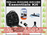 Essentials Accessory Bundle Kit For Nikon Df D5300 D3200 D3100 D5100 D7100 D7000 D600 D610