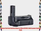 Aputure Vertical Battery Grip for Nikon D5100 Multi-power Battery Pack