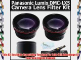 Accessory Kit For The Panasonic Lumix DMC-LX5 10.1 MP Digital Camera Includes 0.45X Professional