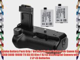 Opteka Battery Pack Grip / Vertical Shutter Release for Canon EOS 450D 500D 1000D T1i XSi XS