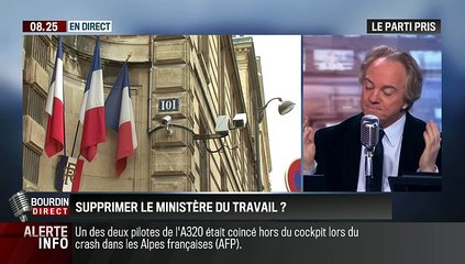Le parti pris d'Hervé Gattegno: Hausse du chômage: "Il faut supprimer le ministère du travail !" - 26/03