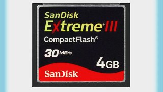 SanDisk SDCFX3-004G-A31 4GB Extreme III CF Card