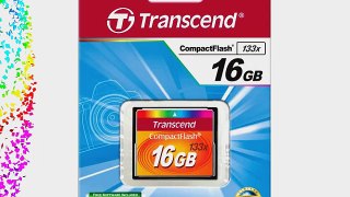 Transcend 16 GB 133x CompactFlash Memory Card TS16GCF133