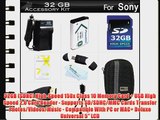 32GB Accessories Bundle Kit For Sony DSC-RX100 DSC-RX100M II DSC-RX100M III DSC-HX300 DSC-WX300
