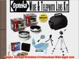 Opteka HD2 Professional Digital Accessory Kit for Panasonic Lumix DMC-FZ100 Digital Camera
