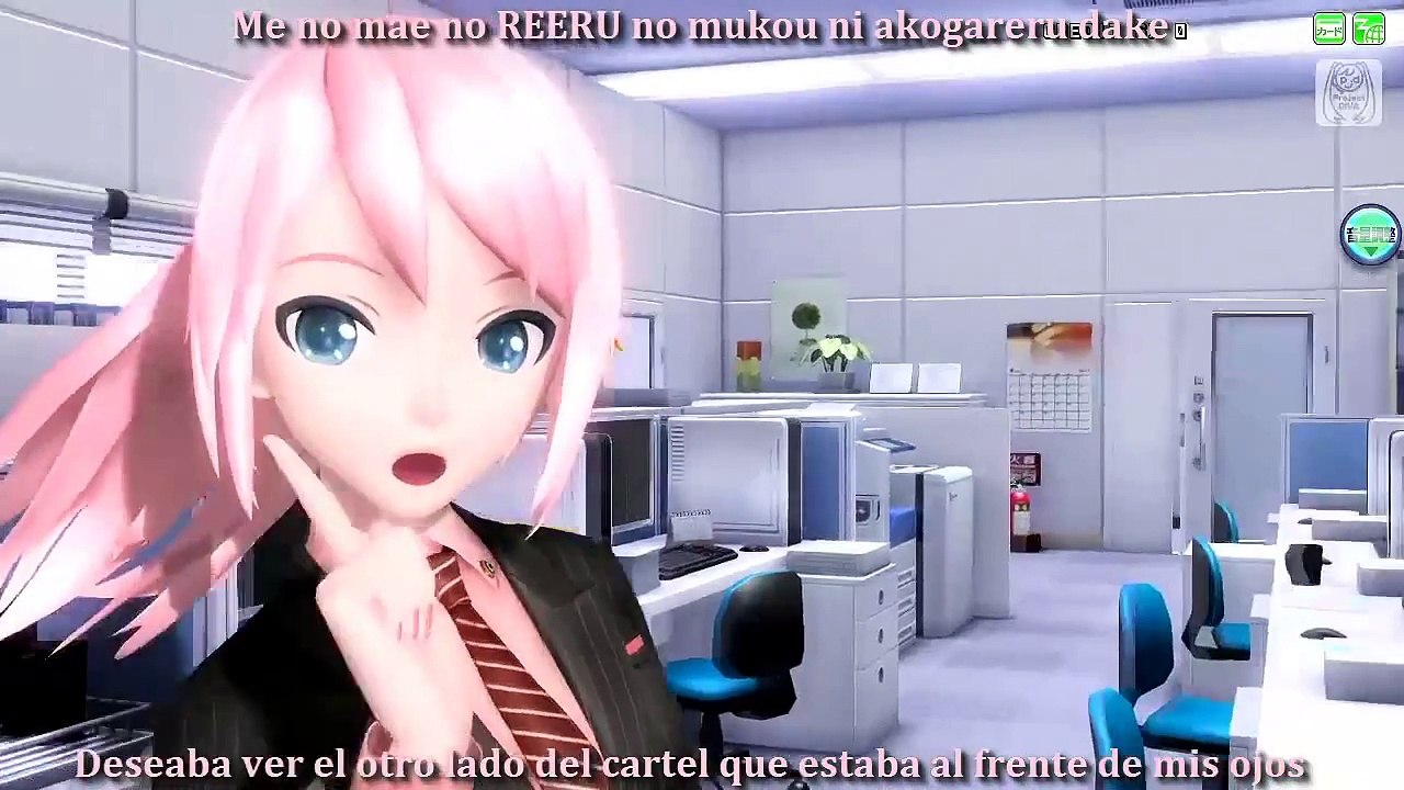 【Megurine Luka】Hello, Worker【Project Diva Arcade FT + Sub Español + Romaji】