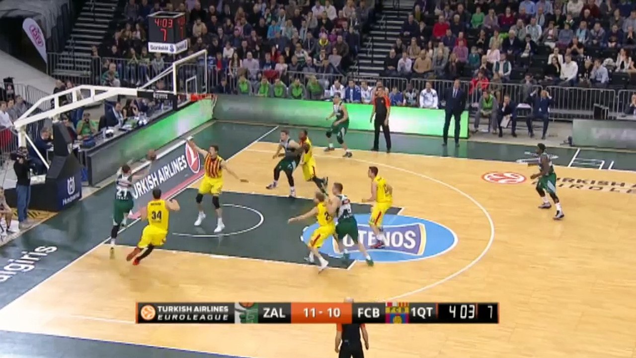 Tibor Pleiß stark: Barca schlägt Zalgiris