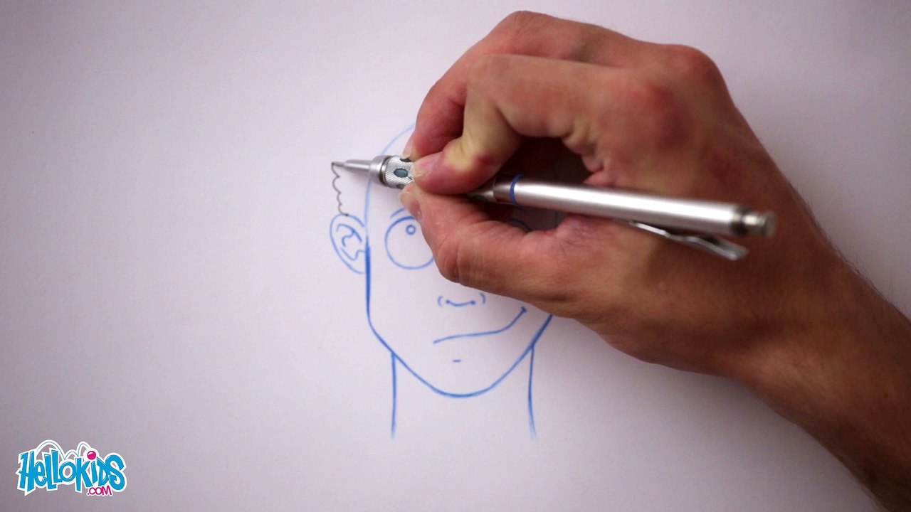 Dessiner une coiffure : Frisé