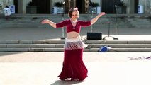 BEST Arabic Girl BELLY DANCE RED DRESS