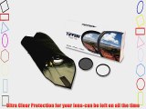 Tiffen 52mm Lens Kit includes Digital Ultra Clear Filter plus Circular Polarizer Filter and
