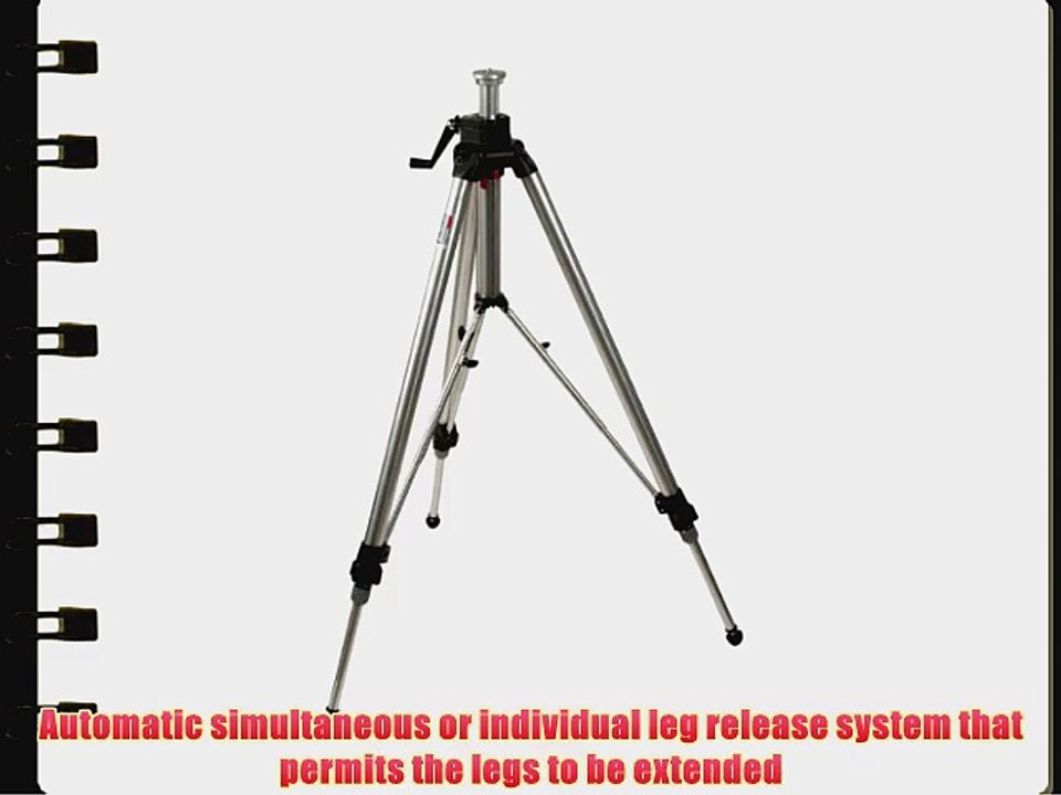 Manfrotto 3051 Studio Pro Tripod without Head for Medium Format Cameras (Silver)