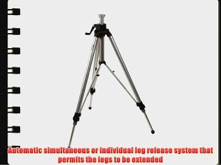 Manfrotto 3051 Studio Pro Tripod without Head for Medium Format Cameras (Silver)