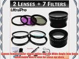 58mm Deluxe Lens   Filter Bundle Includes 2x Telephoto Lens   0.45x HD Wide Angle Lens w/Macro