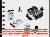 sony NP-BX1 REPLACMENT KIT BY SAVEoN Battery and Charger Professional Kit includes Two Replacement