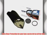Tiffen 62mm Lens Kit includes Digital Ultra Clear Filter plus Circular Polarizer Filter and