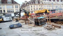 Beauvais : travaux place J Hachette