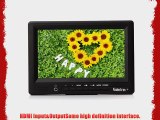 Koolertron HD 1080P 7 inch LCD Monitor with HDMI AV YPbPr Input Dedicated High-definition for