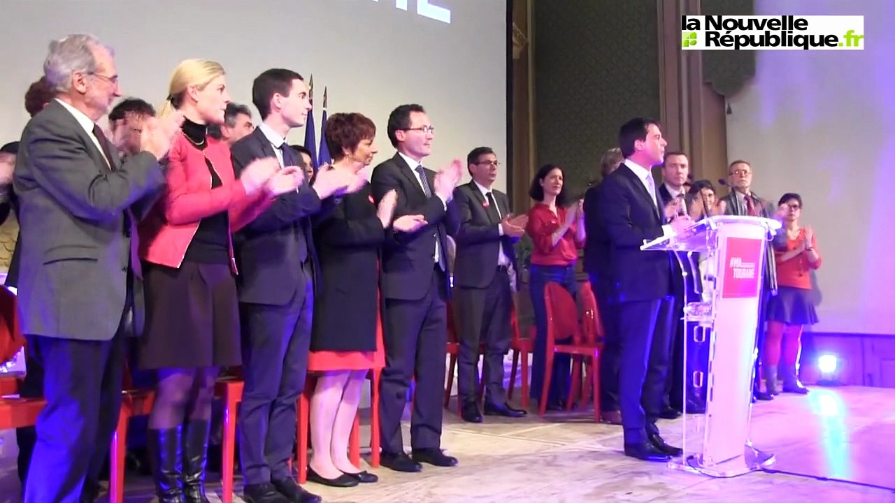 VIDEO. Tours. Manuel Valls combatif en meeting à Tours
