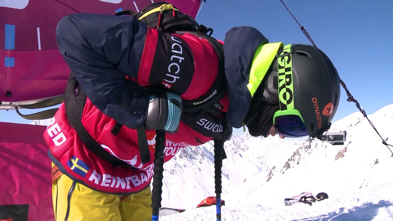 FWT15 - Run of Reine Barkered (SWE) Swatch Freeride World Tour 2015 Haines Alaska, USA