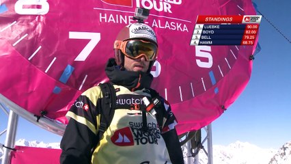 FWT15 - Run of Jonathan Charlet (FRA) Swatch Freeride World Tour 2015 Haines Alaska, USA