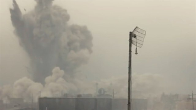 استهداف مواقع يستخدمها مقاتلو تنظيم الدولة في تكريت