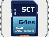 64GB SD XC SDXC Class 10 SCT Professional High Speed Memory Card SDHC 64G (64 Gigabyte) Memory