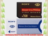 SONY MSX-M1GN 1GB High Speed Memory Stick(R) PRO Duo Media ( Red ) (Retail Package)