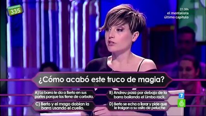 Los 'zapeadores' juegan a adivinar si una barra de metal puede acabar con la vida de Berto