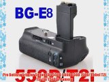 Neewer Vertical Battery Grip Replacement For BG-E8 Compatible with Canon 550D / 550D /600D