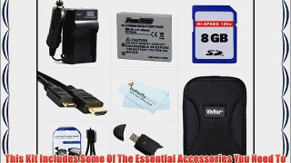 8GB Accessories Kit For Canon PowerShot ELPH 310 HS Digital Camera Includes 8GB High Speed