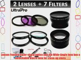 NEW 52mm Deluxe Lens   Filter Bundle Includes 2x Telephoto Lens   0.45x HD Wide Angle Lens