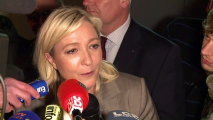 A Hénin-Beaumont, Marine Le Pen dénonce encore "l'UMPS"