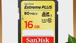 SanDisk Extreme Plus 16GB UHS-1/U3 SDHC Memory Card Up To 80MB/s- SDSDXS-016G-X46 (Label May