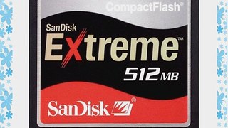SANDISK SDCFX-512-7 Sandisk 512MB Extreme Cf Card (Retail Package)