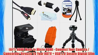 Starter Accessories Kit For Fuji Fujifilm FinePix XP200 XP170 XP150 XP100 XP50 Waterproof Digital