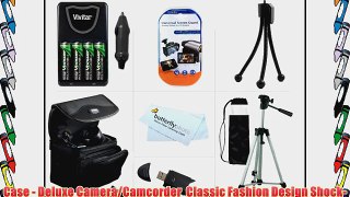 Must Have Accessories Kit For Panasonic Lumix DMC-LZ20 DMC-LZ20K DMC-LZ20R DMC-LZ30 DMC-LZ30K