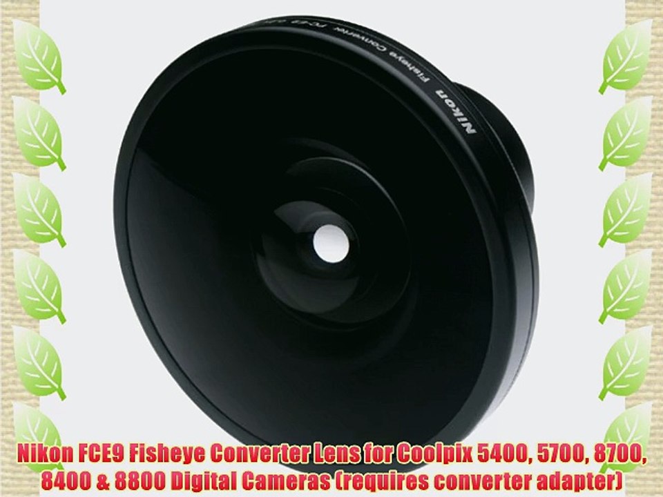Nikon FCE9 Fisheye Converter Lens for Coolpix 5400 5700 8700 8400