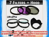 58mm UltraPro PREMIUM Filter Kit   Lens Hood Bundle Includes Multi-Coated 3 PC Filter Kit (UV
